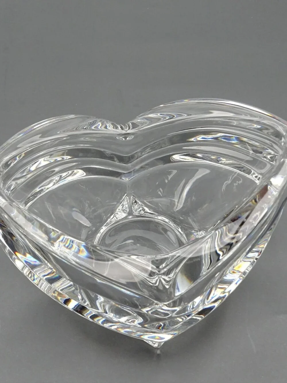 Vintage Mikasa Crystal Art Deco Votive Candle Holder/Trinket Dish - Germany